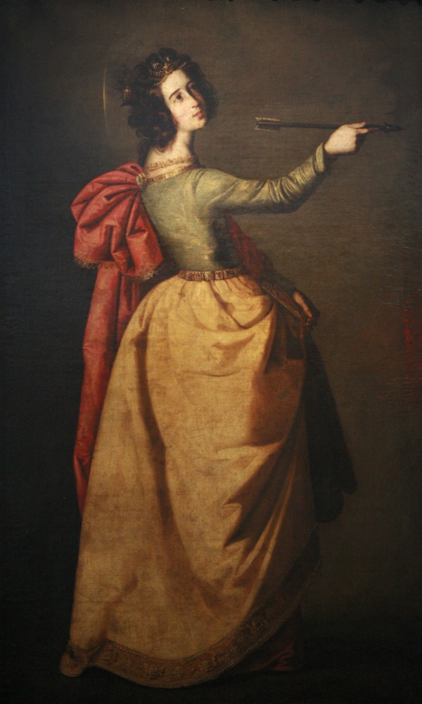 Saint Ursula by Francisco de Zurbaran